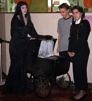 Addams family baby buggy