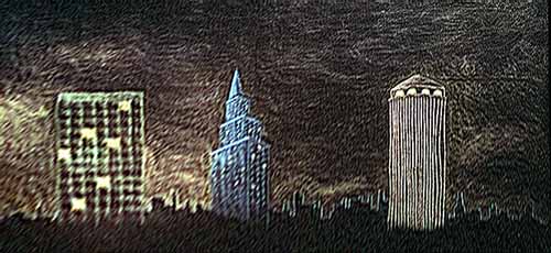Gotham City mural