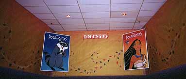 Pocahontas mural