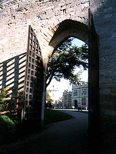 Warwick Castle side gate