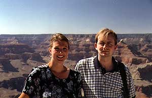 Marcus and Britta at the Grand Canyon
