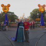Queen Elsa & Mr. Incredible at Disneyland!