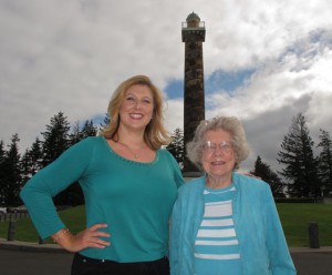 Britta & Grandma at the Astoria Column