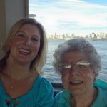 Britta and Grandma on the Argosy harbor cruise