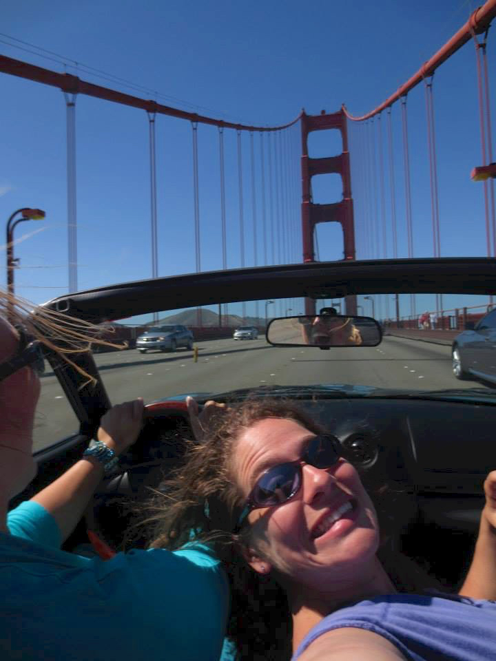 Teal Briata and the Golden Gate Bridge - June 2013