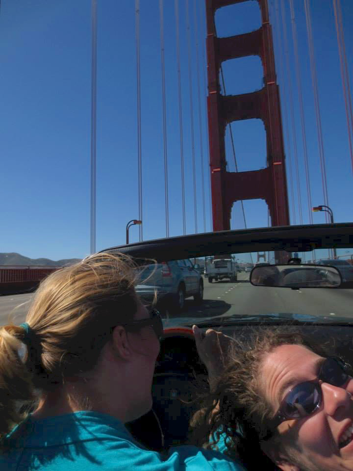 Teal Briata and the Golden Gate Bridge - June 2013