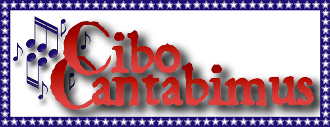Cibo Cantabimus - Patriotic Logo