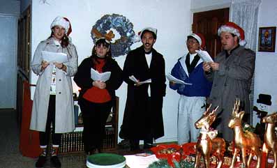 Peterson Carolling Party - Christmas 1996